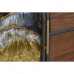 TV-mööbel DKD Home Decor Kollane Roheline Kuldne Tumepruun Metall Kristall 140 x 35 x 55 cm