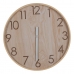 Zegar Ścienny Naturalny Drewno 60 x 60 x 5,5 cm