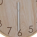 Ρολόι Τοίχου Φυσικό Ξύλο 60 x 60 x 5,5 cm