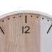 Nástěnné hodiny Bílý Přírodní Dřevo 60 x 60 x 5,5 cm