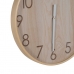 Zegar Ścienny Naturalny Drewno 60 x 60 x 5,5 cm