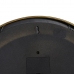 Reloj de Pared Negro Dorado Hierro 46 x 7 x 46 cm