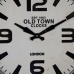Nástenné hodiny Biela Čierna Železo 46 x 46 x 6 cm