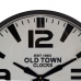 Relógio de Parede Branco Preto Ferro 46 x 46 x 6 cm