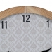 Настенное часы Белый Натуральный Деревянный Стеклянный 60 x 60 x 6,5 cm