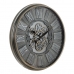 Ceas de Perete Gri Geam Fier 69,5 x 9 x 69,5 cm (3 Unități)