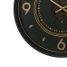 Orologio da Parete Verde Dorato Ferro 55 x 8,5 x 55 cm