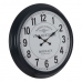 Relógio de Parede Branco Preto Ferro 70 x 70 x 6,5 cm