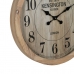 Настенное часы Натуральный Деревянный Стеклянный 60 x 60 x 6,5 cm