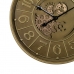 Ρολόι Τοίχου Χρυσό Σίδερο 60 x 8 x 60 cm