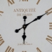 Orologio da Parete Bianco Naturale Ferro 60 x 60 x 6 cm