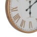 Reloj de Pared Blanco Natural Hierro 60 x 60 x 6 cm