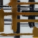 Поднос за аперитиви Бял Черен Златен PVC Кристал Абстрактен 45 x 31 x 4,2 cm (2 броя)