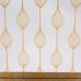 Podnos na aperitivy Zlatá PVC Sklo 45 x 31 x 4,2 cm (2 kusů)