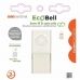 Pulsador para timbre SCS SENTINEL Ecobell CAC0050 Inalámbrico