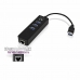 USB-разветвитель Ewent AAOAUS0127 3 x USB 3.1 RJ45 Plug and Play