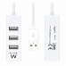 Hub USB Ewent EW1122 Bijela 3600 W