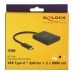 Adapter USB C naar HDMI DELOCK 87719 10 cm