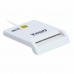 Смарт четец за карти TooQ TQR-210W USB 2.0 Бял
