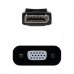 DisplayPort - SVGA adapteri NANOCABLE 10.16.0602 Musta (15 cm)