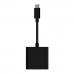 Adapter USB C naar DisplayPort Aisens A109-0345 Zwart 15 cm 4K Ultra HD