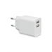 Chargeur mural KSIX 2 USB 2.4A Blanc
