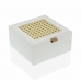 Jewelry box Versa Squared White (16 x 8 x 16 cm)