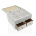 Κουτί-μπιζουτιέρα Versa Λευκό (18 x 13,5 x 23 cm)