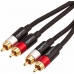 Kabel audio Amazon Basics 2,4 m (Repasované A)