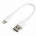 Кабел USB към Lightning Startech RUSBLTMM15CMW Бял USB A