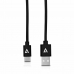 Câble USB A vers USB C V7 V7U2AC-2M-BLK-1E     Noir