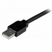 USB-kaabel Startech USB2AAEXT25M Must