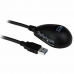 USB Cable Startech USB3SEXT5DKB         Черен