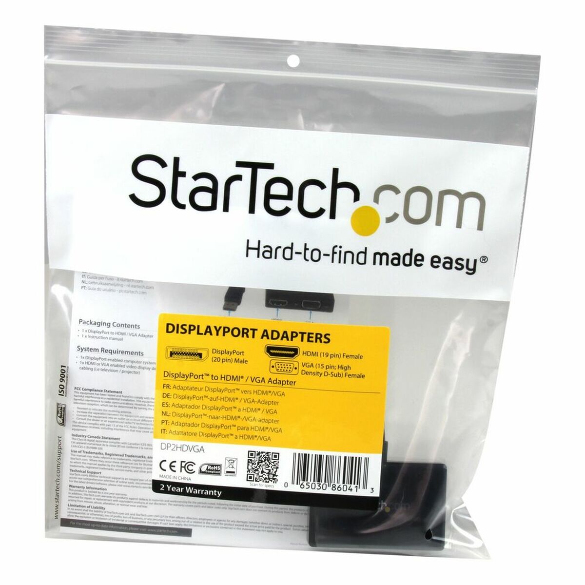 Adapteris Startech DP2HDVGA