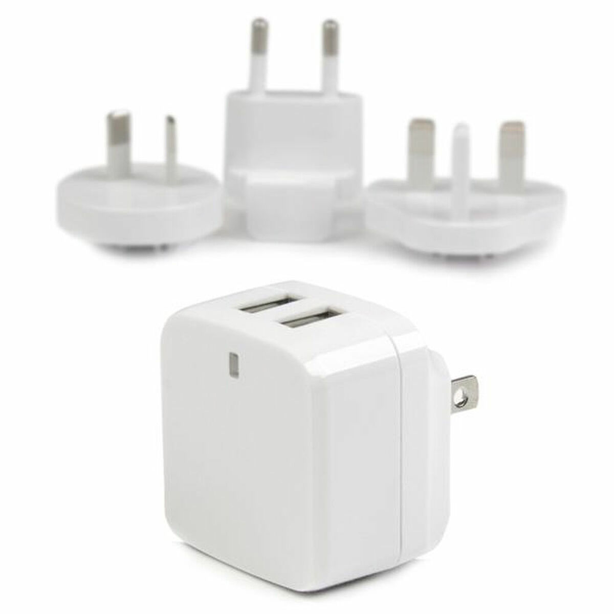 Bærbar oplader Startech USB2PACWH            Sort 65 W