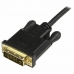 Kabel DVI til Displayport Startech DP2DVI2MM3 95 cm Svart