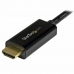 Kábel DisplayPort na HDMI Startech MDP2HDMM1MB 4K Ultra HD Čierna 1 m