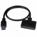 Kabel Micro USB Startech USB312SAT3CB         Črna