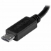 Кабел Micro USB Startech UMUSBOTG8IN          Черен