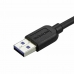 Kábel USB na micro USB Startech USB3AU50CMRS Čierna