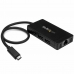 USB Hub Startech HB30C3A1GE Črna 2100 W