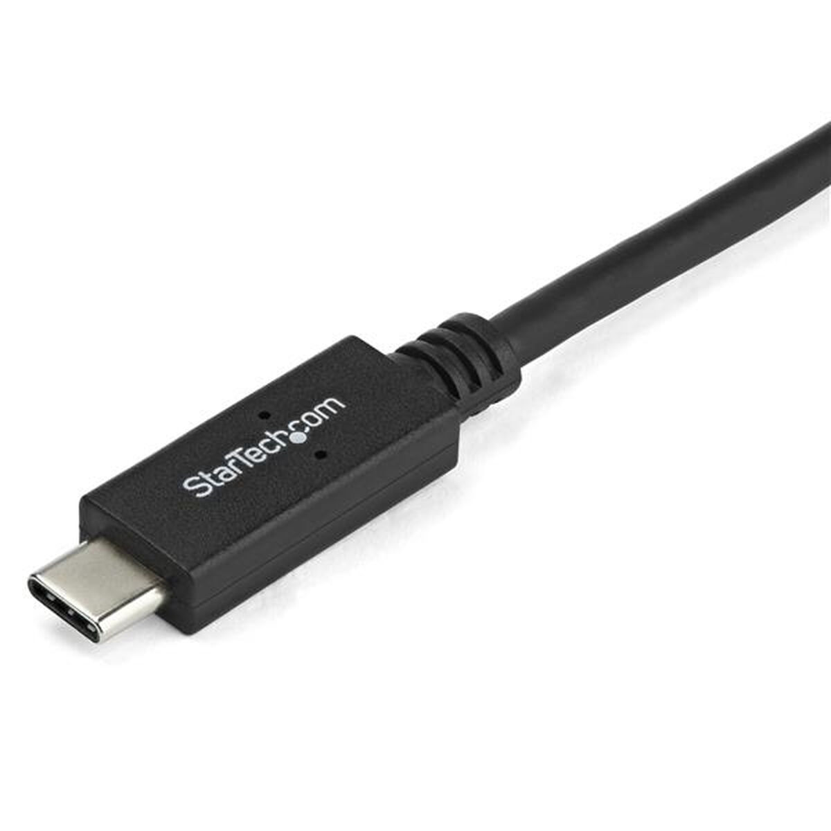 USB C - DVI Adapteri Startech CDP2DVIMM2MB Musta