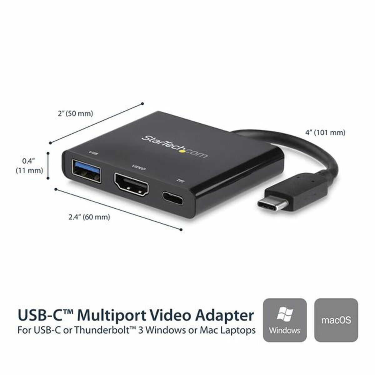 Dockstation Startech CDP2HDUACP Preto