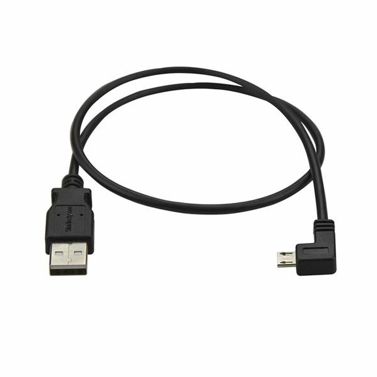 USB-kabel Startech USBAUB50CMLA         Sort 0,5 m