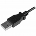 USB Kabelis Startech USBAUB50CMLA         Melns 0,5 m