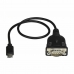 USB soros kábel Startech ICUSB232PROC Fekete