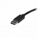 USB-adapter Startech USB32DPES2           Sort