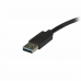 USB Adapteris Startech USB32DPES2           Melns