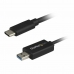 Cabo USB A para USB C Startech USBC3LINK            Preto