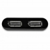 Câble DisplayPort USB 3.0 Startech USB32DP24K60 Noir